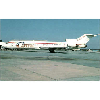 Capitol Air Express Boeing B-727-231 N590CA Vintage Postcard PC3