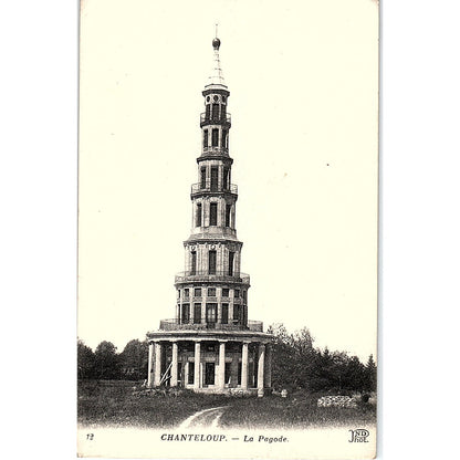 Chanteloup La Pagode French Antique Postcard PE11