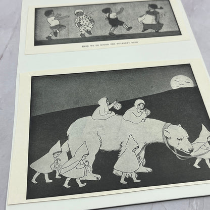 Antique c1920s Illustrations The Star Children - Alfred Listal Mulberry Bush V18