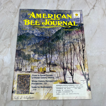 1999 Feb American Bee Journal Magazine Bees Beekeeping Honey M8