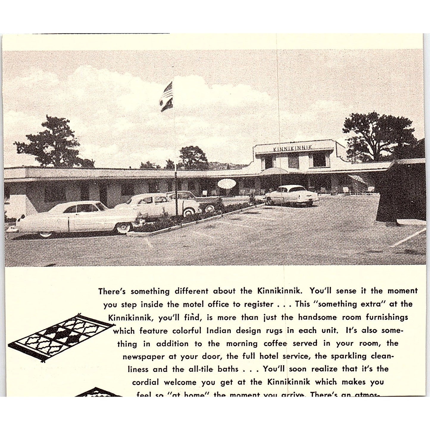 Lake Estes Motel Estes Park CO 1958 Ad AG1-H4