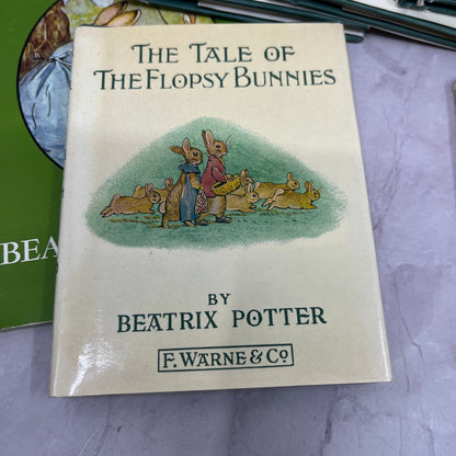 Vintage Beatrix Potter Book Lot of 12 Peter Rabbit Flopsy Bunny Miss Moppet TK3