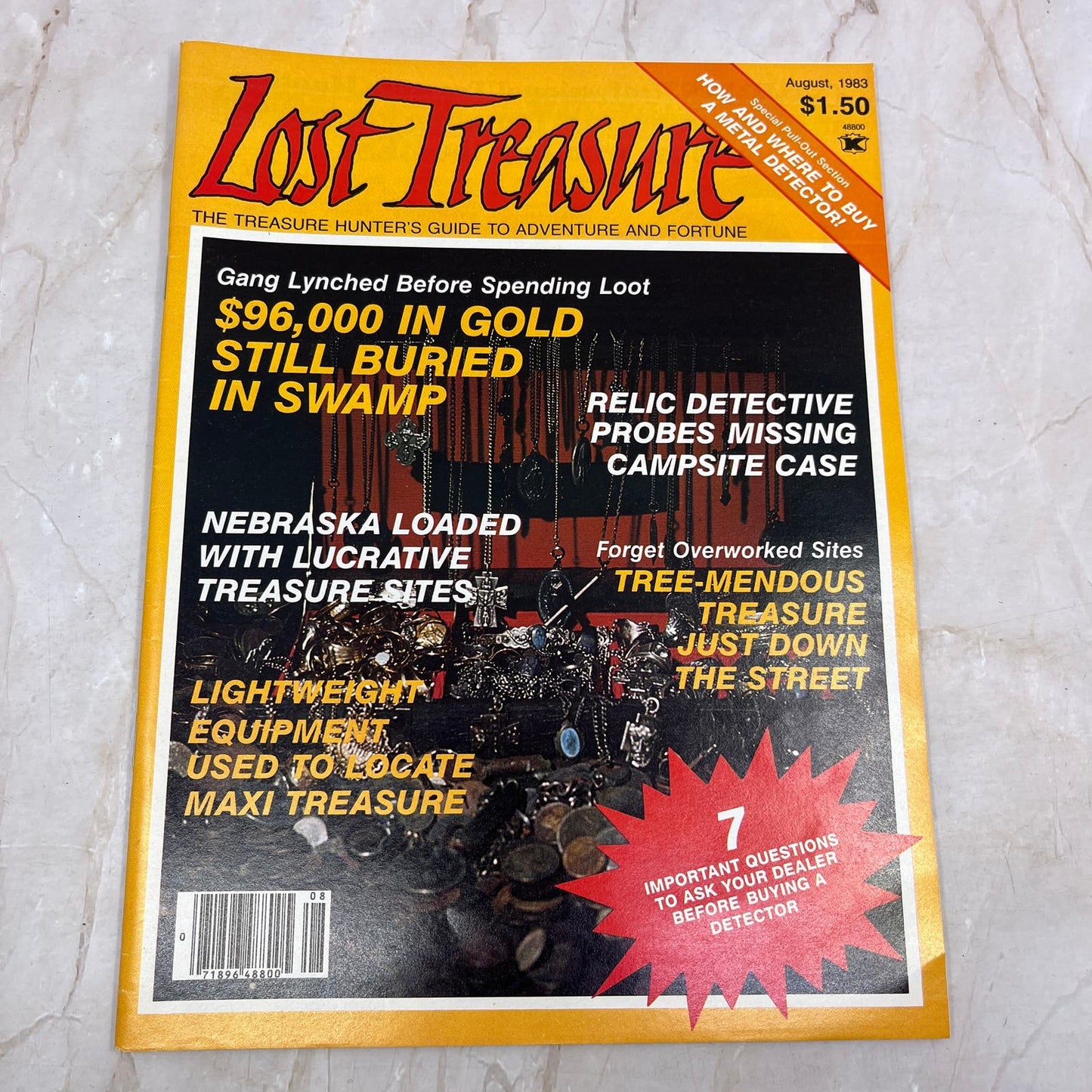 1983 Aug - Lost Treasure Magazine - Treasure Hunting Gold Prospecting M15