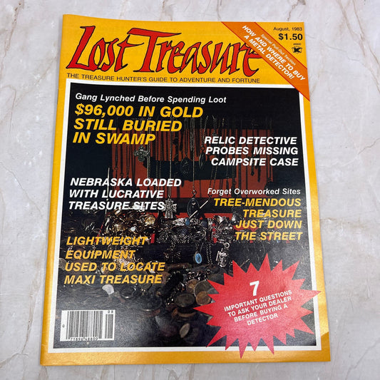 1983 Aug - Lost Treasure Magazine - Treasure Hunting Gold Prospecting M15