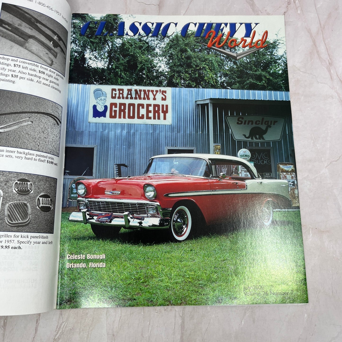 Celeste Bonugli Orlando FL - '55, '56, '57 Classic Chevy World - Jul 2000 M30