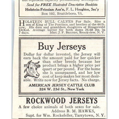 The Poultry Item Sellersville PA 1913 Magazine Advertisement AE7-N7