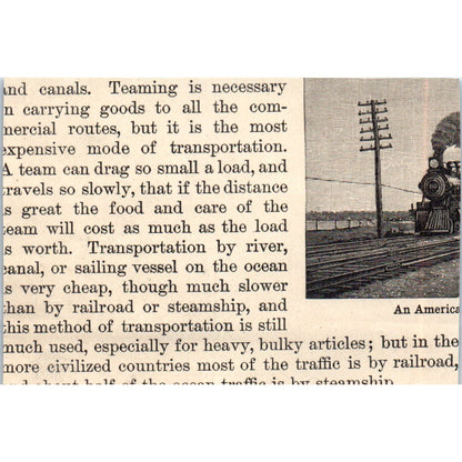 Interior of a Woolen Mill in Massachusetts 1901 Engraving AF2-P2