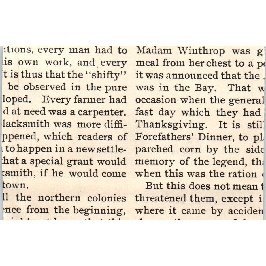 Sword, Pot and Platter of Miles Standish c1890 Victorian Print AE8-CH10
