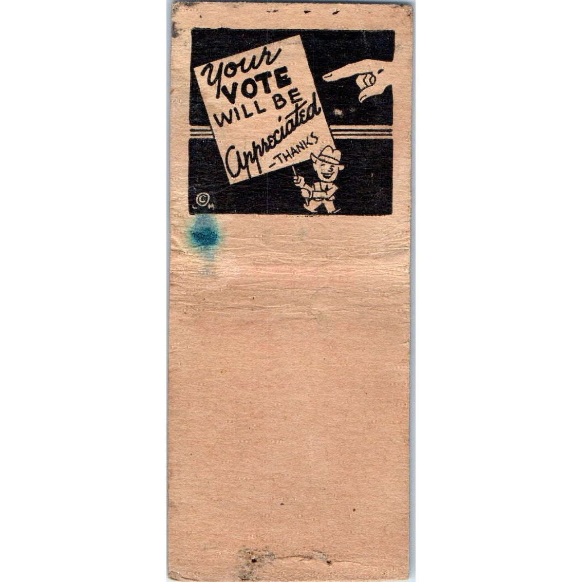 Elect Bruce F. Beilfuss District Attorney Progressive Vintage Matchbook SD2-Y6