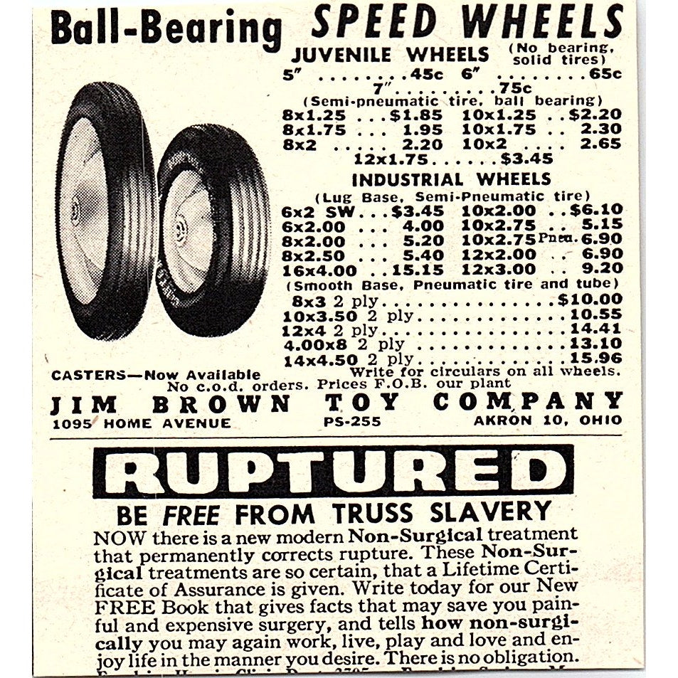 Precision Radiation Instruments Los Angeles Reward for Uranium 1955 Ad AF9-M3