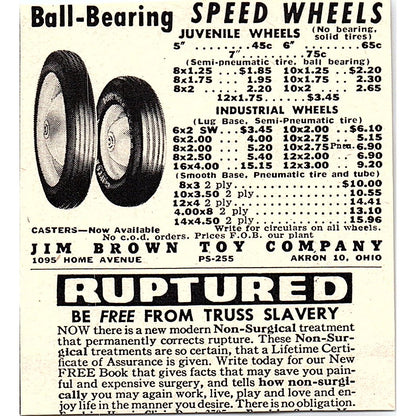 Precision Radiation Instruments Los Angeles Reward for Uranium 1955 Ad AF9-M3