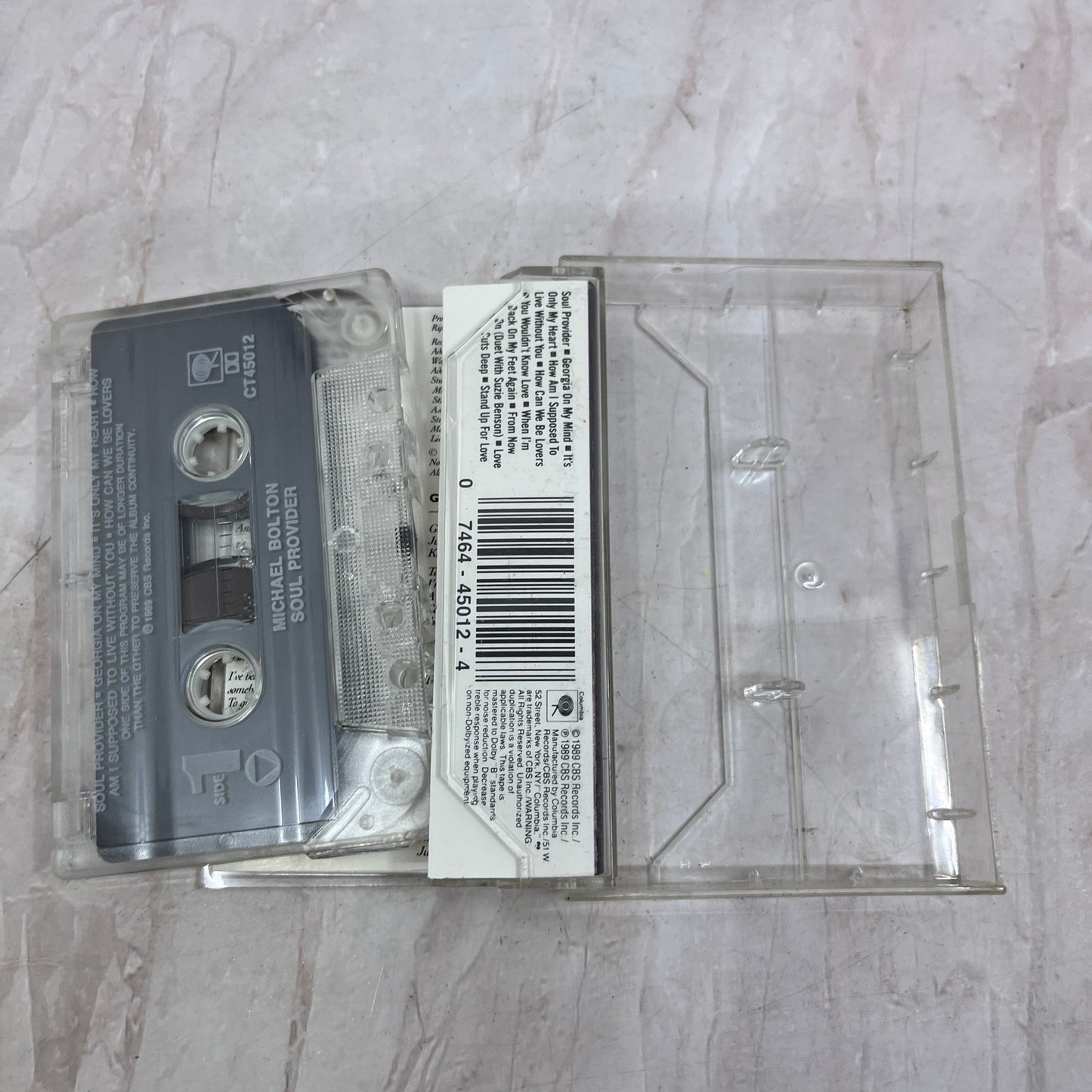 Michael Bolton Soul Provider Cassette Tape TF4-TC
