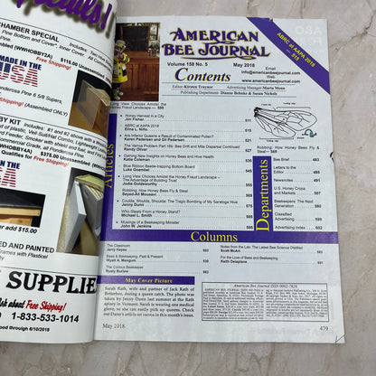 2018 May American Bee Journal Magazine Bees Beekeeping Honey M8