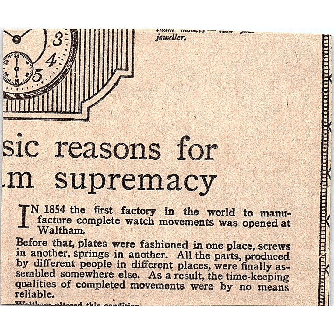 Snowflake Ammonia - S.F. Lawson & Co London Ontario 1920 Ad AG2-M7