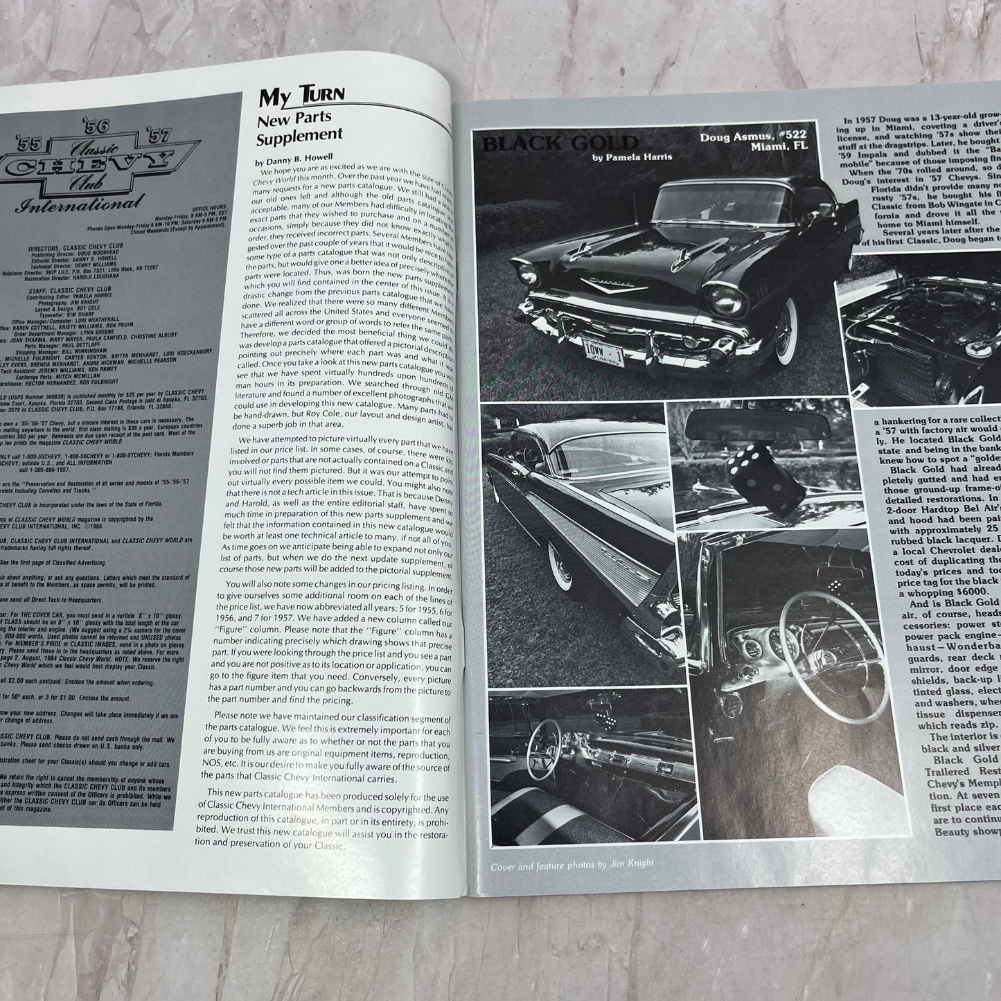 Doug Asmus Sport Coupe - '55, '56, '57 Classic Chevy World Magazine Feb 1986 M31