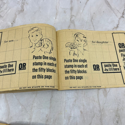 Vintage Lot of 3 S&H Green Stamps Quicksaver Books H3-1