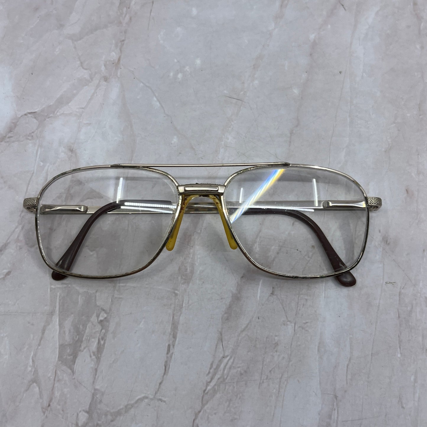 Vintage Stetson Aviators 57-16-178 Zyloware Flex Eyeglasses Frames TH9-G1-9