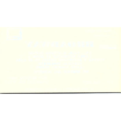 Broadway TV, VCR & Stereo Repair Lynwood CA Vintage Business Card SC9-B1