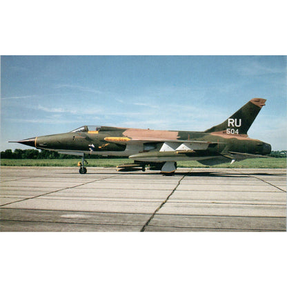 Republic F-150D Thunderchief Vintage Postcard PC19