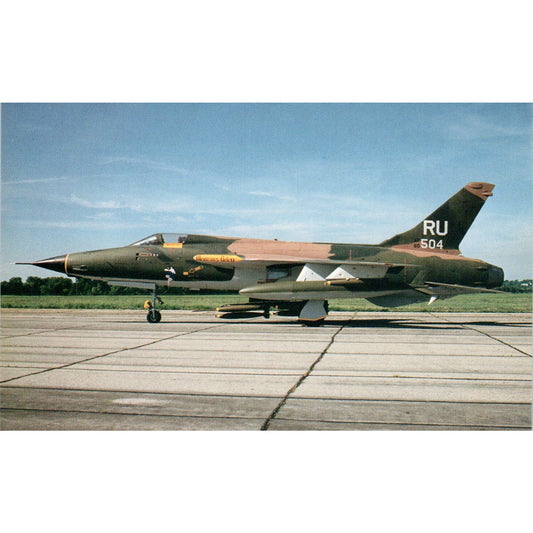 Republic F-150D Thunderchief Vintage Postcard PC19