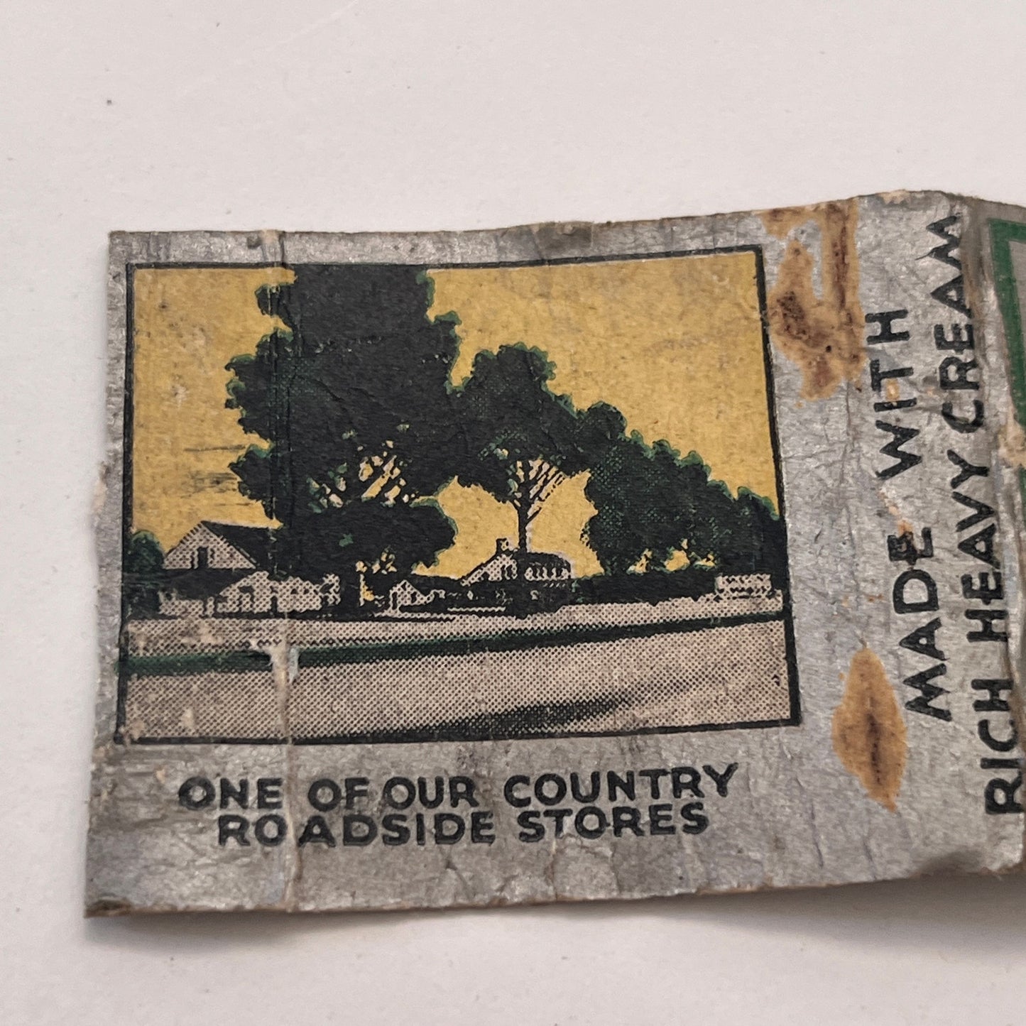James H McManus Ice Cream Vintage Matchbook Cover MM3-1