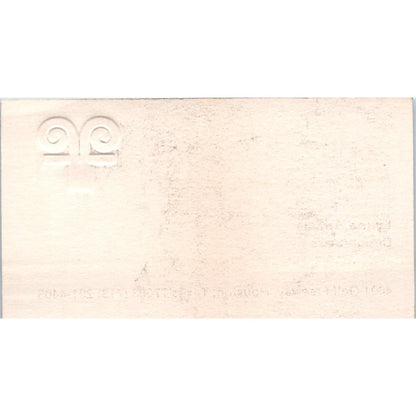 Lynne Adams Finger Office Furniture Houston Vintage Business Card SD8-B20