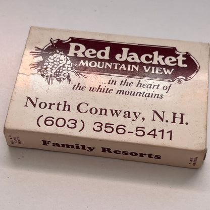 Red Jacket Mountain View North Conway, Beach Cape Cod Vintage Matchbox TB6-MB3
