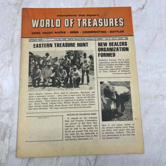 1978 Oct - International Club Digest World of Treasures Magazine Newsletter M16