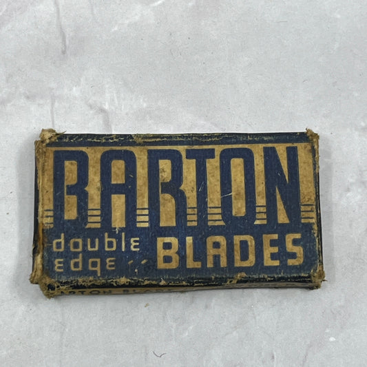 Vintage Barton Double Edge Blade Box Barton Blade Co New York SB7