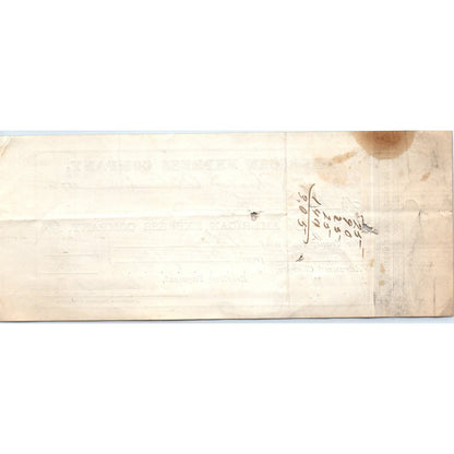 1879 American Express Company Original Bank Check AE7