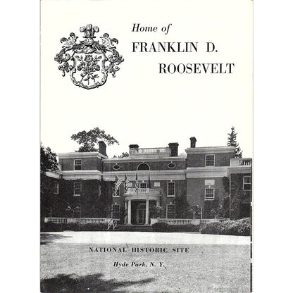 Home of Franklin D Roosevelt Library Hyde Park NY Travel Brochure TH2-TB5