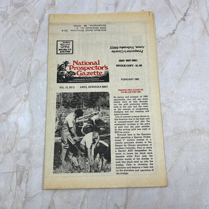 1983 Feb - The National Prospector's Gazette Newspaper - Treasure Hunting M11
