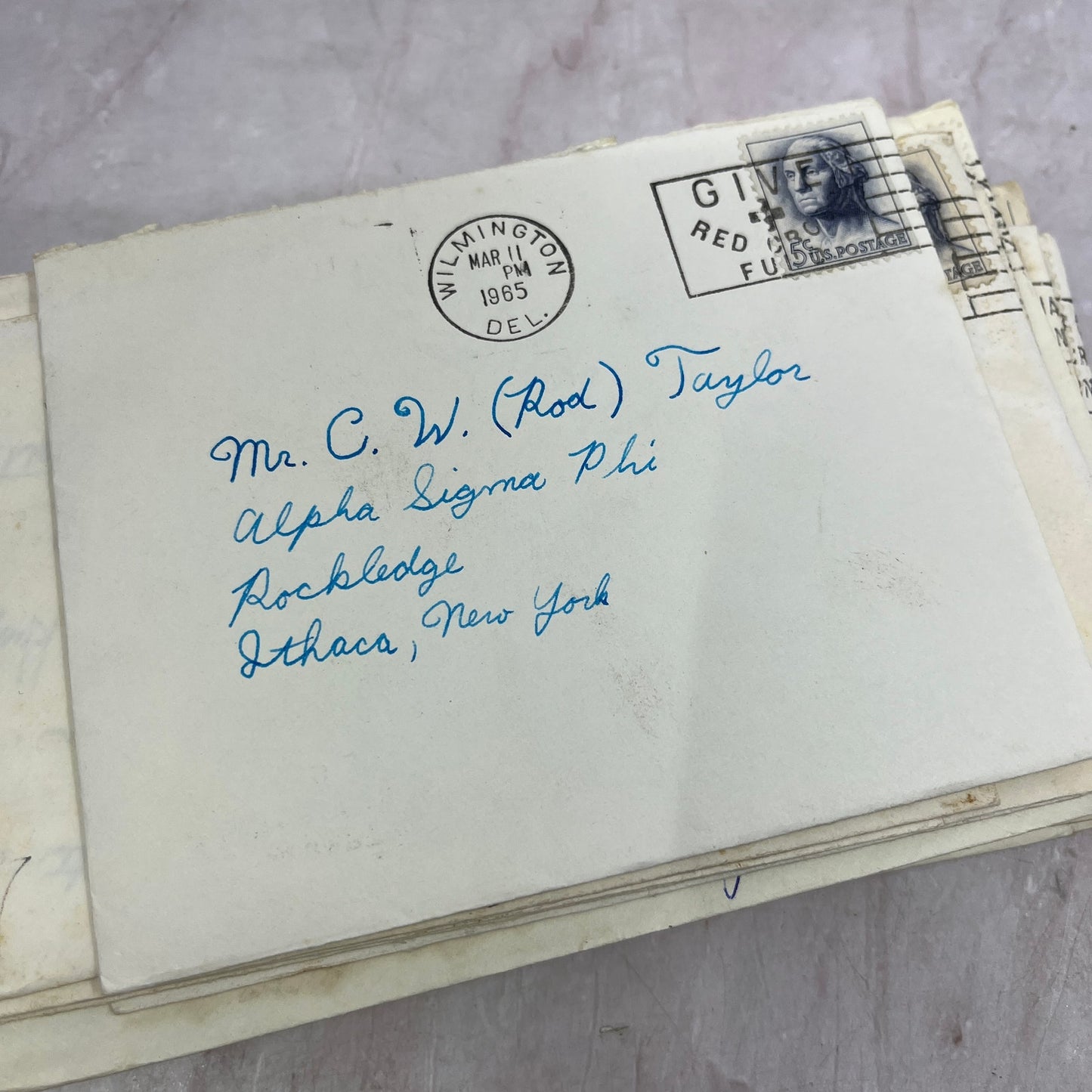 1960-80s Huge Lot Letters Correspondence Ephemera C.W. Rod Taylor Ithaca NY TJ5