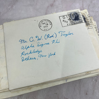1960-80s Huge Lot Letters Correspondence Ephemera C.W. Rod Taylor Ithaca NY TJ5