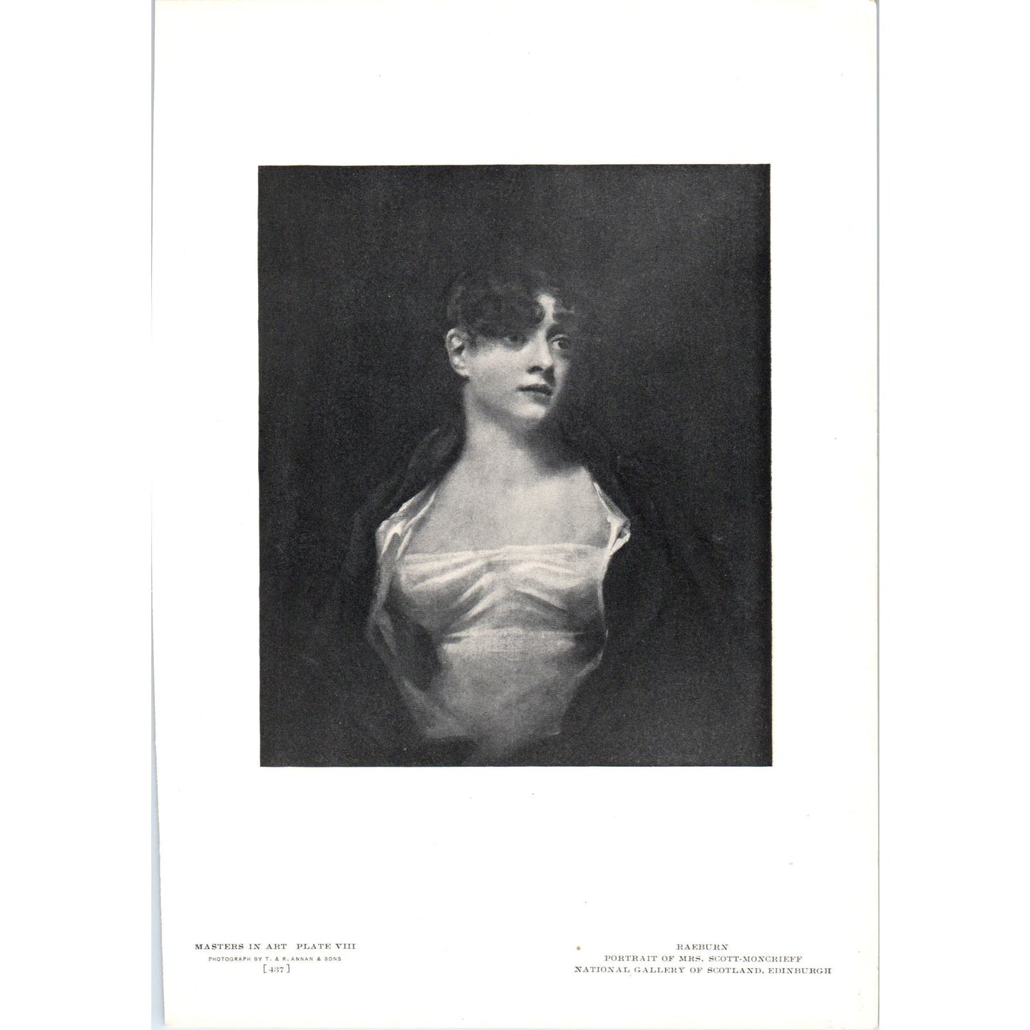 Portrait of Mrs. Scott Moncrieff - Raeburn c1905 Art Print D16