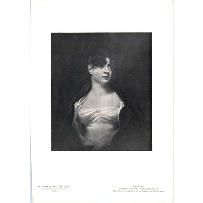Portrait of Mrs. Scott Moncrieff - Raeburn c1905 Art Print D16