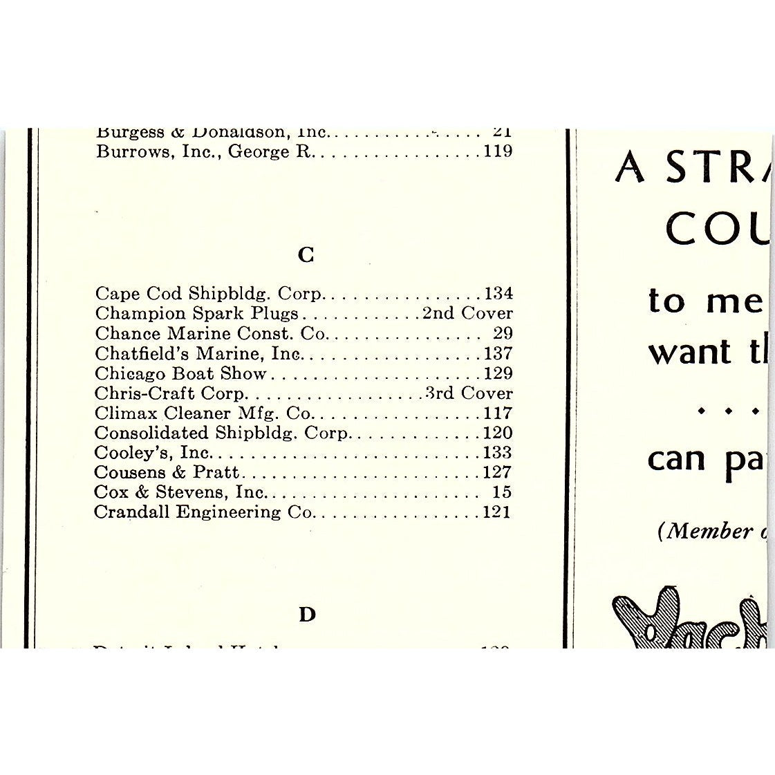 John S Barnes Sailing Dinghy Syracuse NY 1932 Ad AG2-M18