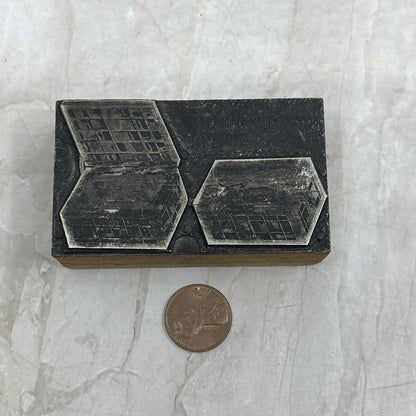 Open and Shut Box - Vintage Letterpress Printers Block Plate TK3