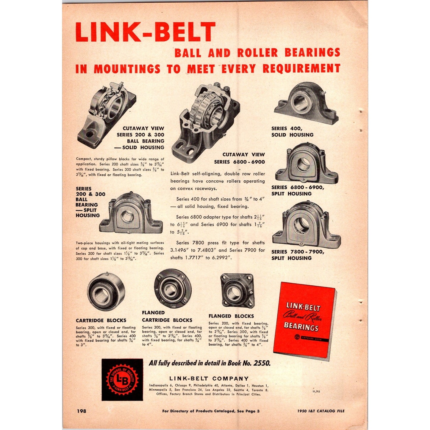 1949 Link-Belt Company Screw Conveyors Farm Equipment 2 Page Ad I16