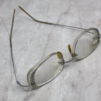 Vintage Ladies Oval Wire Frame 55-18-135 Eyeglasses Frames TH9-G1-6