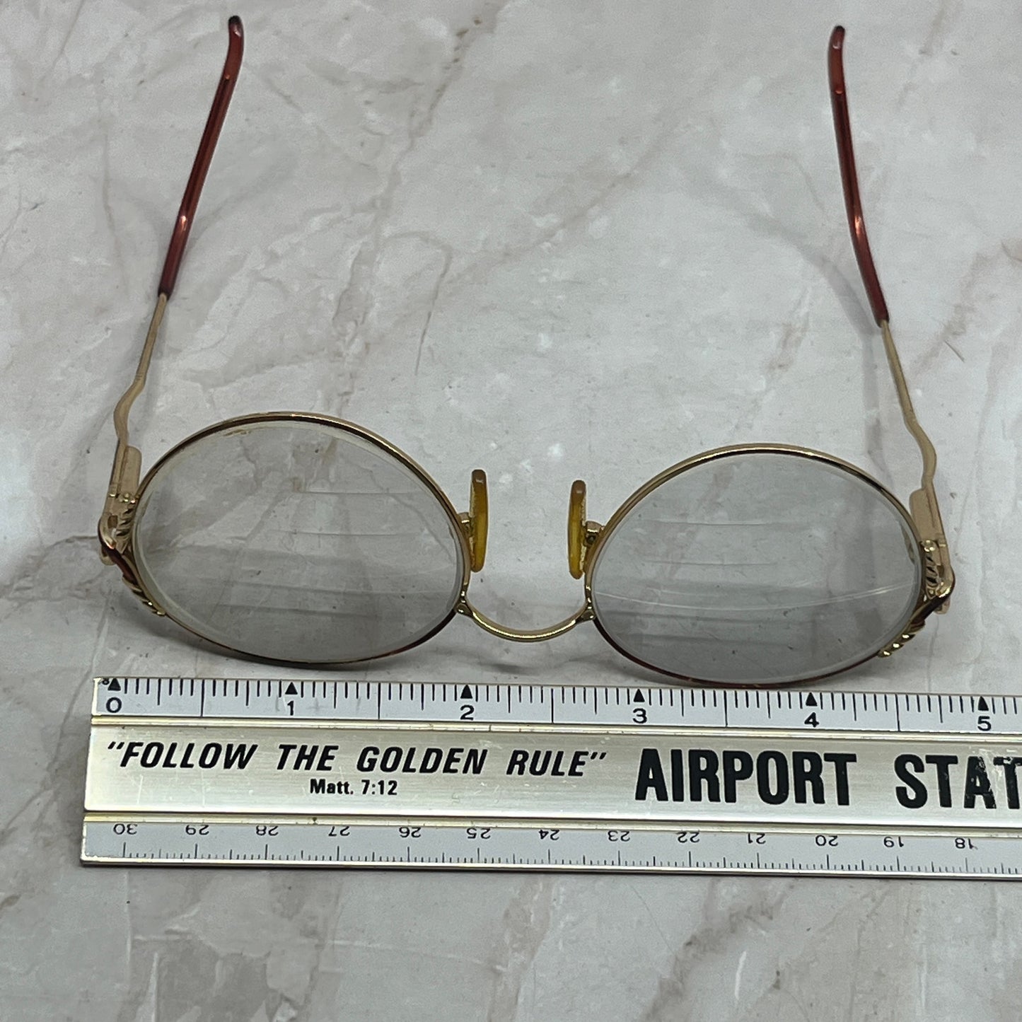 Vtg Silver Dollar Juliet Oval Wire Frame Sunglasses Eyeglasses Frames TG7-G6-2