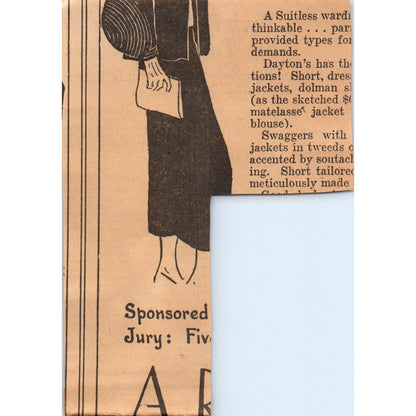 Liberal Kansas Jackrabbit Hunting Drive 1935 Newspaper Article AE7-N3
