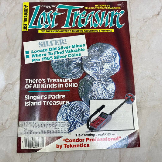 1988 Feb - Lost Treasure Magazine - Treasure Hunting Gold Prospecting M15