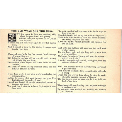 The Symbol and the Reality - Rev. Phillips Brooks 1884 Poem AG3-1