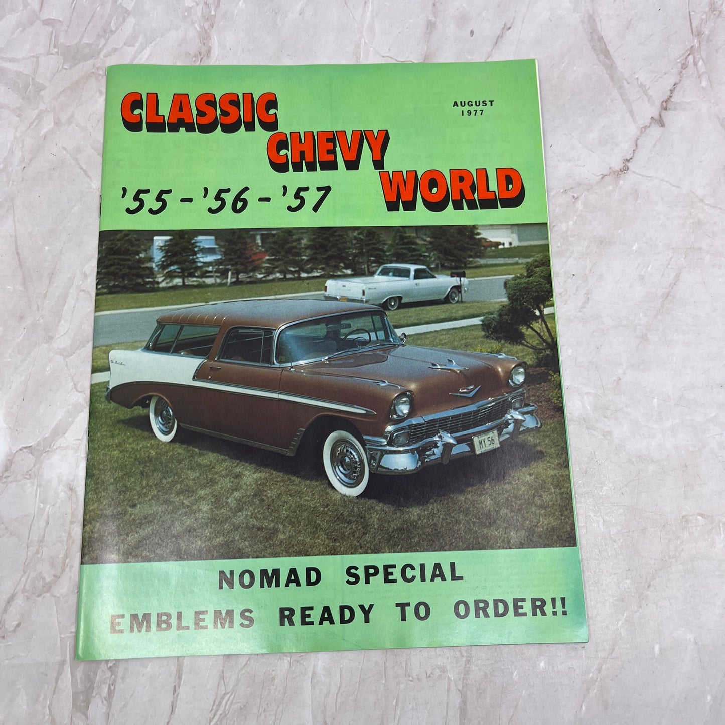 Nomad Special Emblem - '55, '56, '57 Classic Chevy World Magazine - Aug 1977 M29