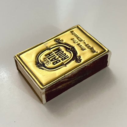Behla's Bath Room Brown Port Mayfair Milwaukee WI Vintage Matchbox SF4-M1