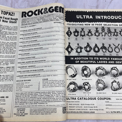 Silver Indians Gold Panning Manganese - Rock & Gem Magazine - Sep 1981 M24