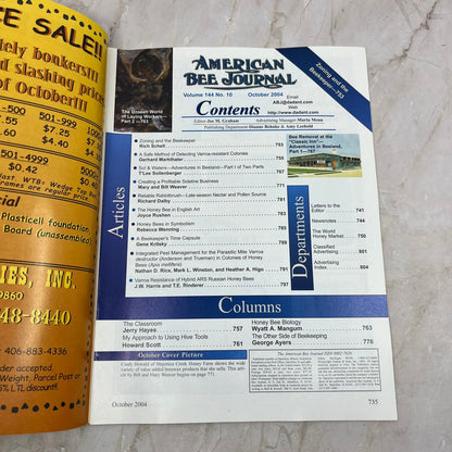 2004 Oct American Bee Journal Magazine Bees Beekeeping Honey M7