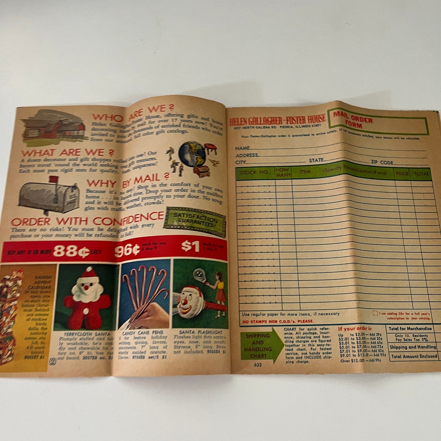 1968 Helen Gallagher-Foster House Gifts By Mail Fall Catalog Peoria IL H3-5