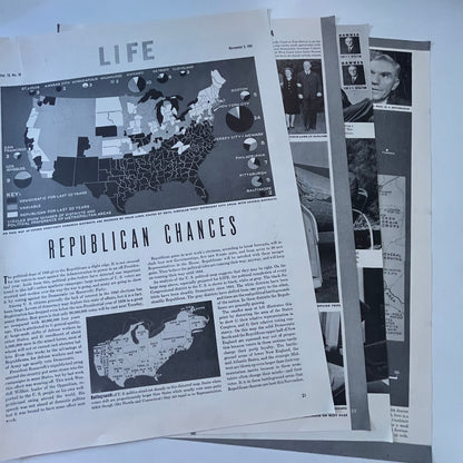 1942 Republican Chances 4 Pages 1940s WWII Era Article V30-1